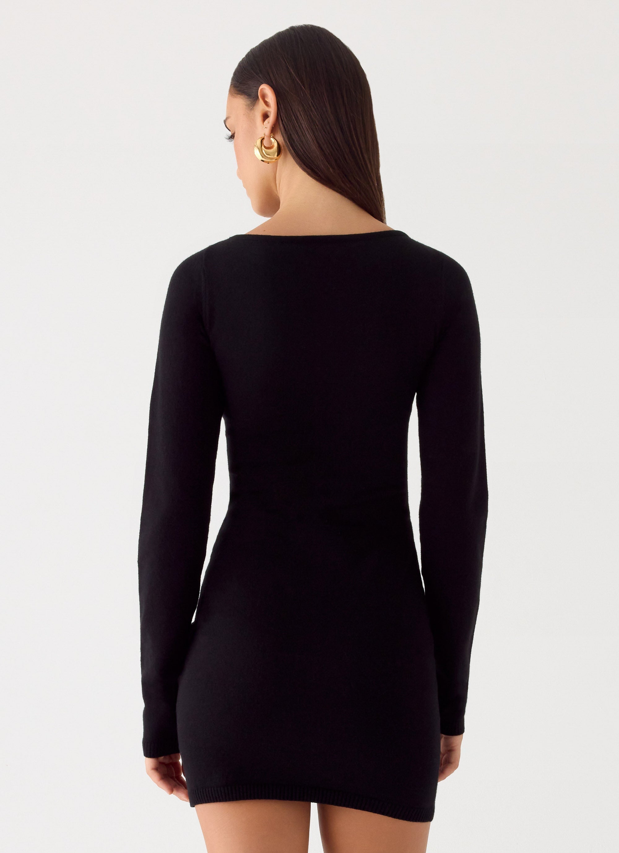 Soft Vision Knit Mini Dress