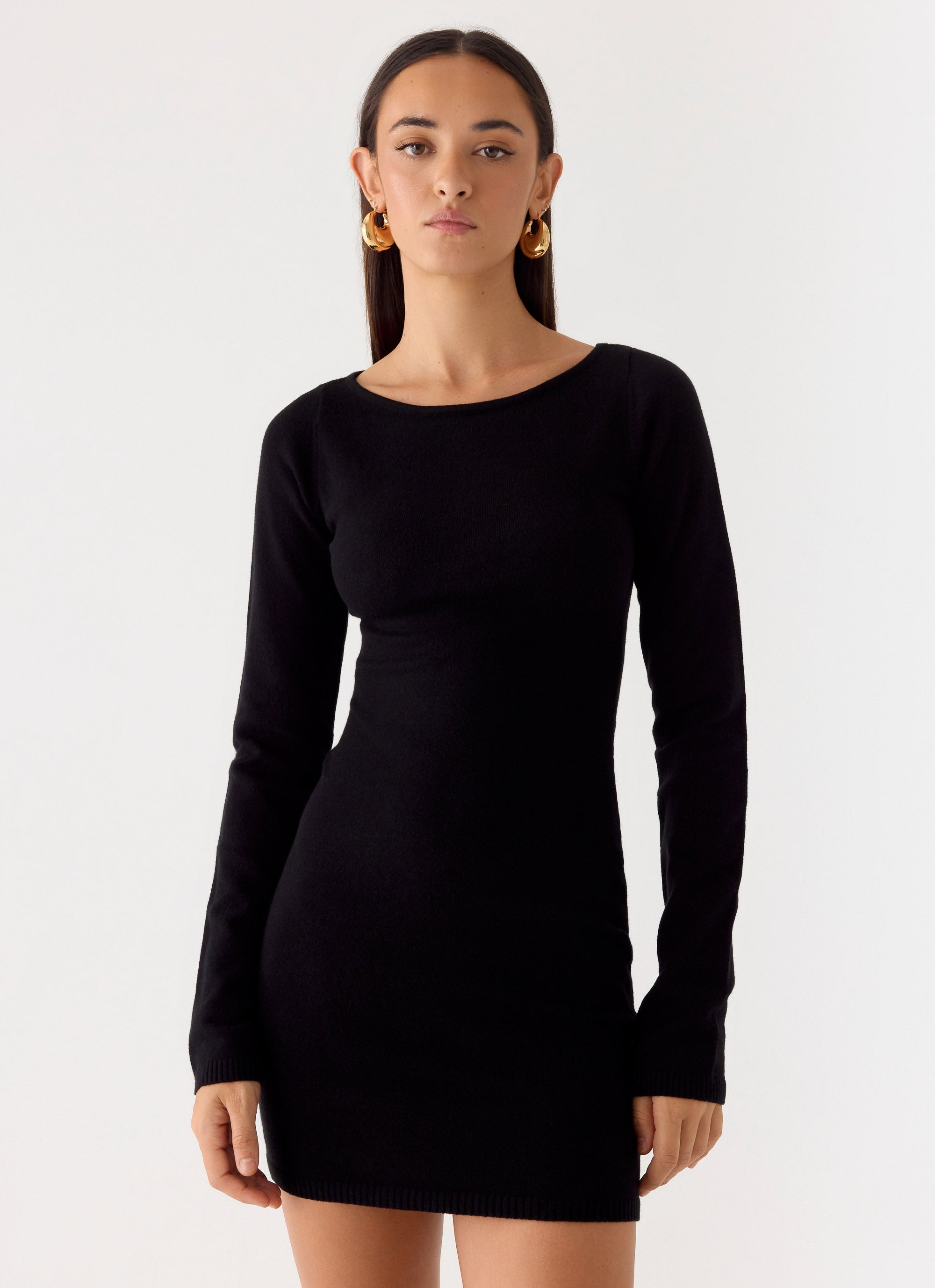 Soft Vision Knit Mini Dress
