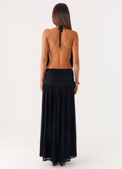 Solena Halter Neck Maxi Dress