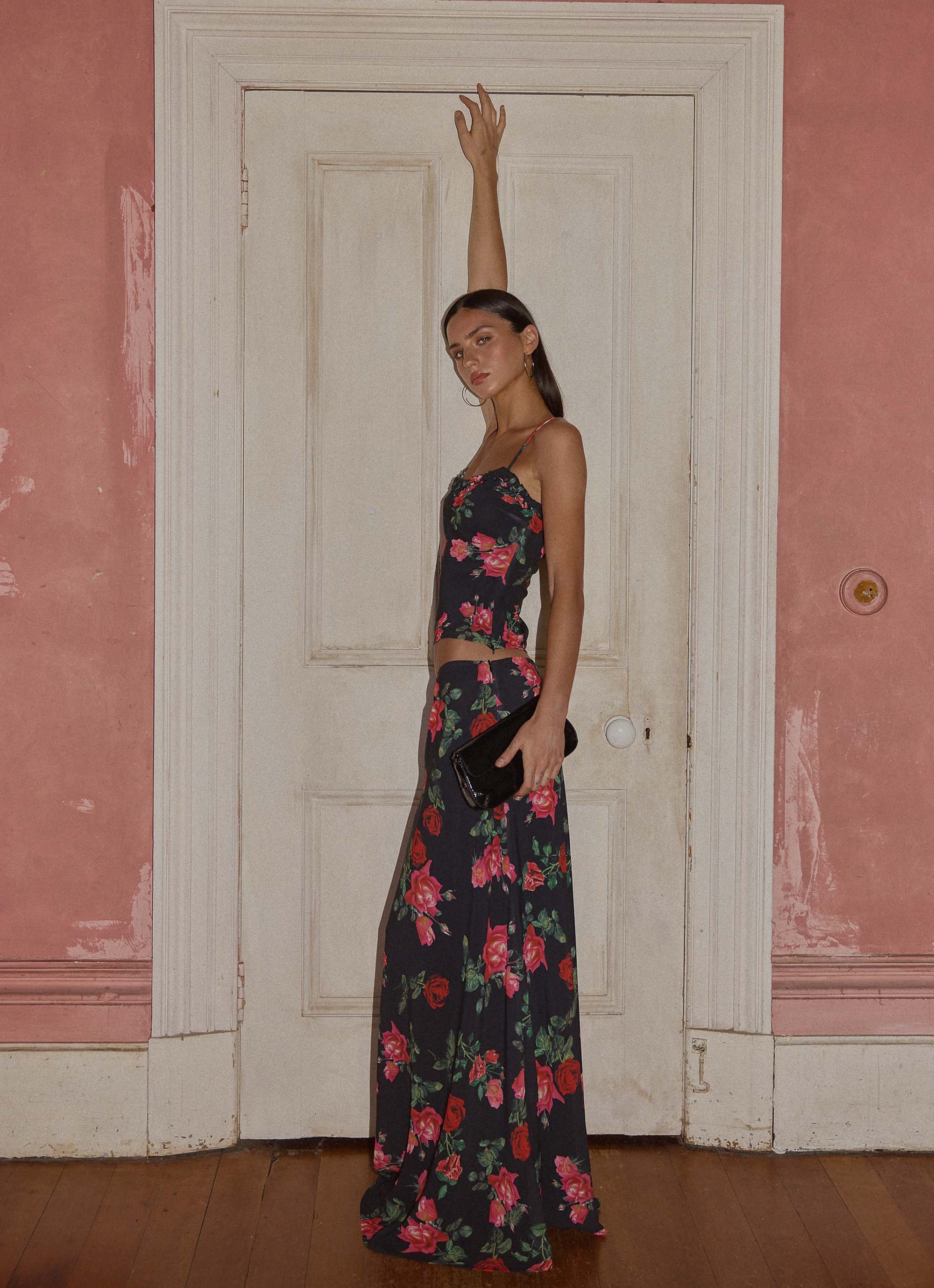 Star Girl Chiffon Maxi Skirt