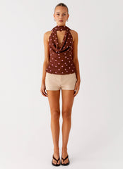 Stealing Love Scarf Top