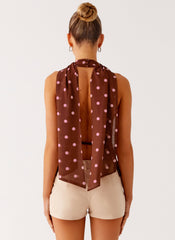 Stealing Love Scarf Top