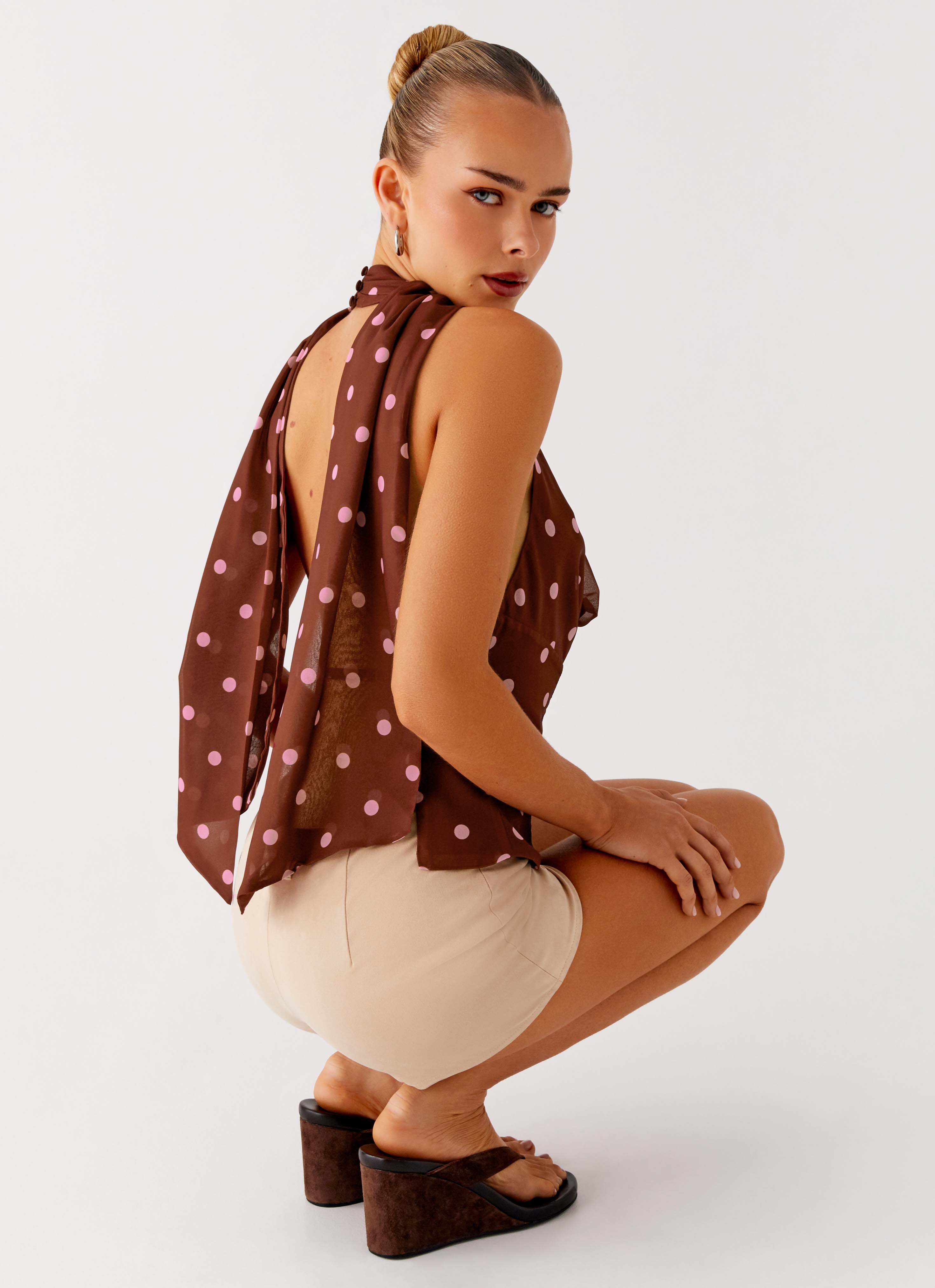 Stealing Love Scarf Top