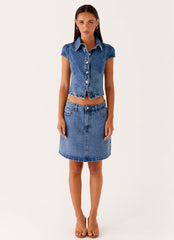 Stella Low Rise Mini Skirt