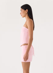 Super Model Crepe Corset Top