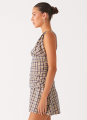 Tablo Drop Waist Mini Dress