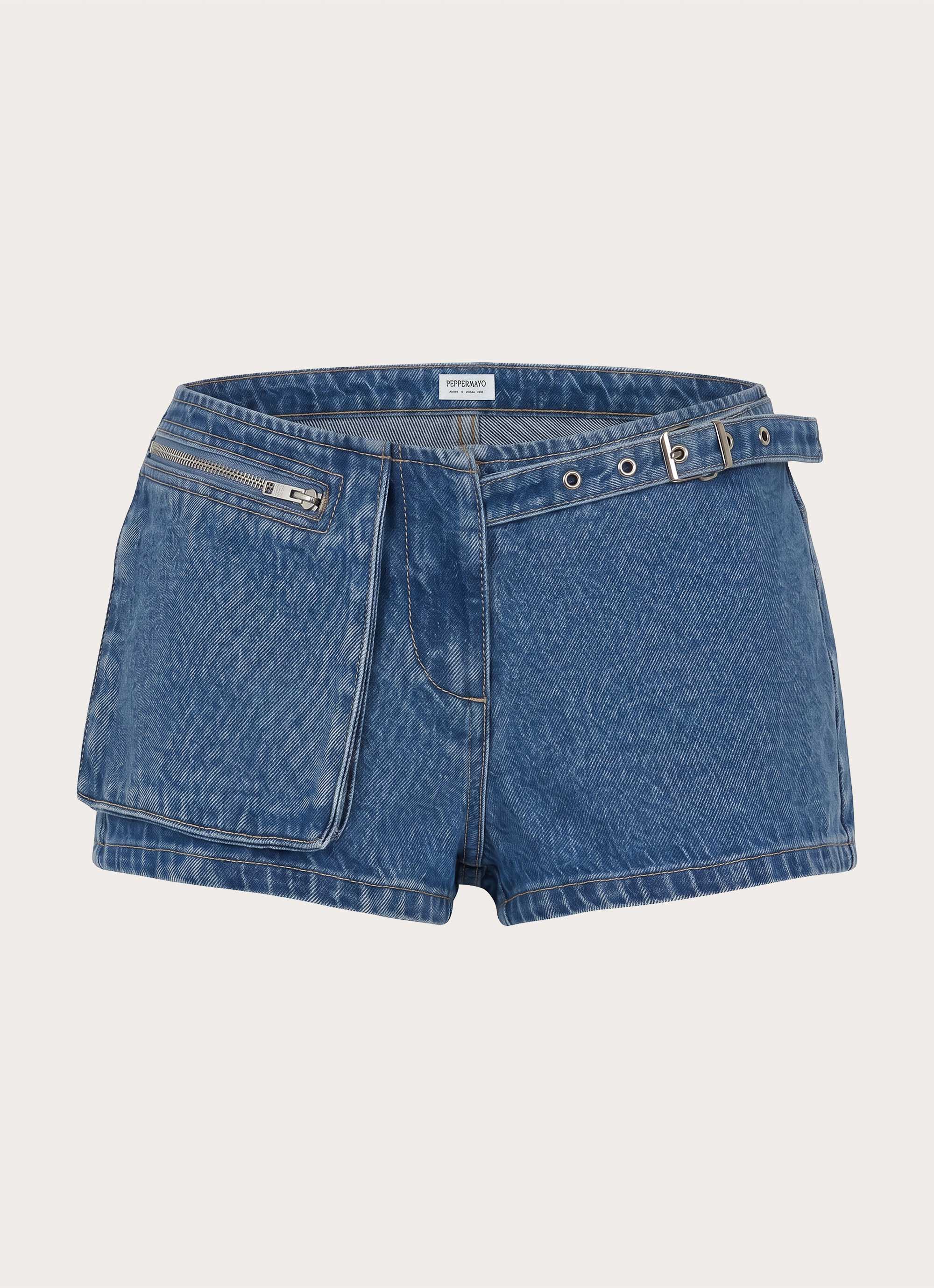 Tatina Denim Mini Shorts