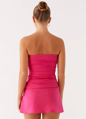 Terra Gathered Mini Dress