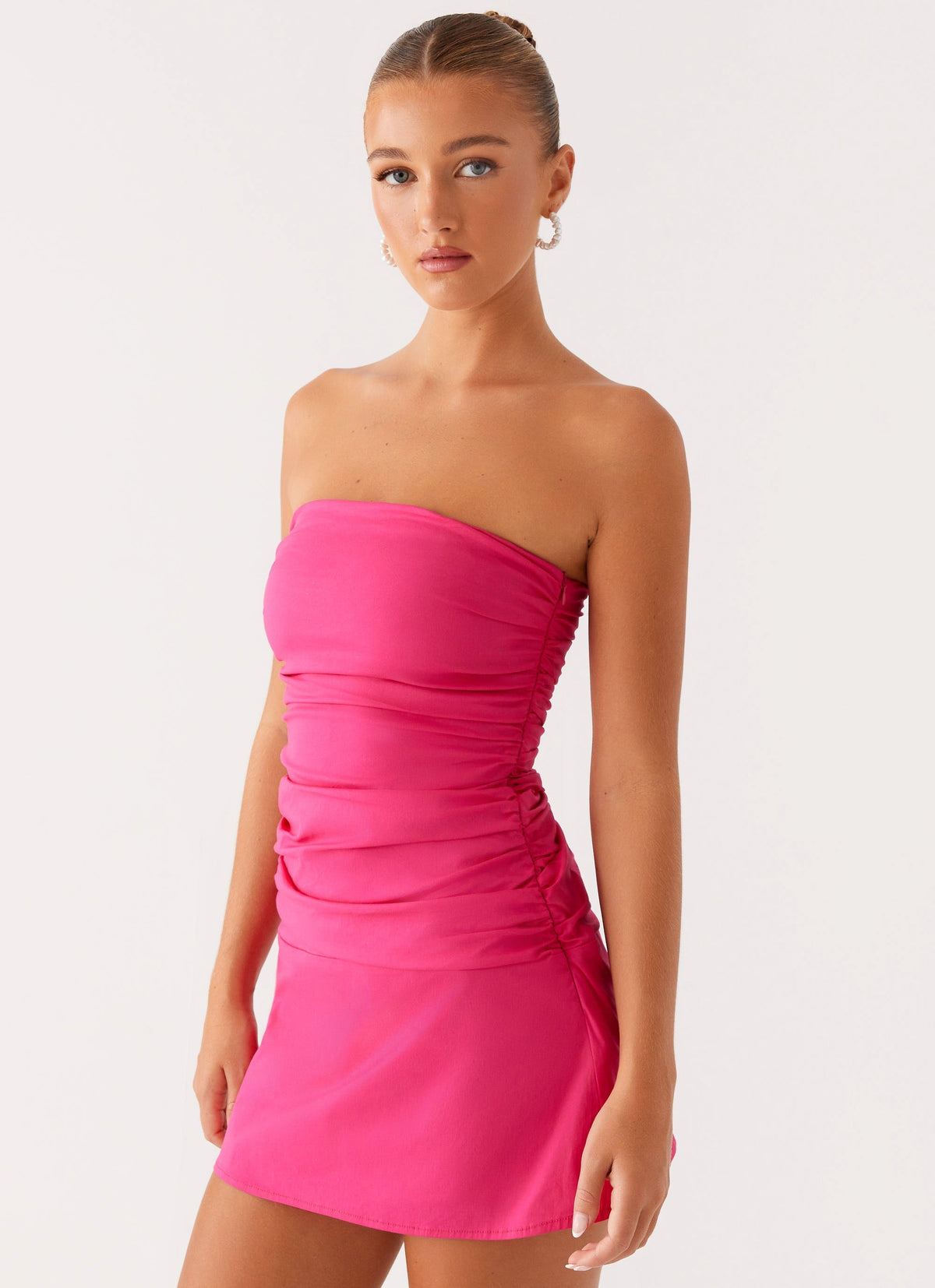 Terra Gathered Mini Dress