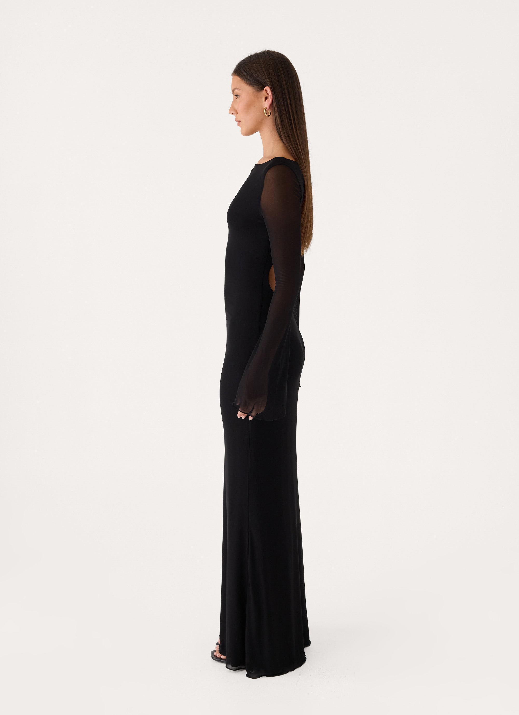The After Party Backless Maxi Dress
