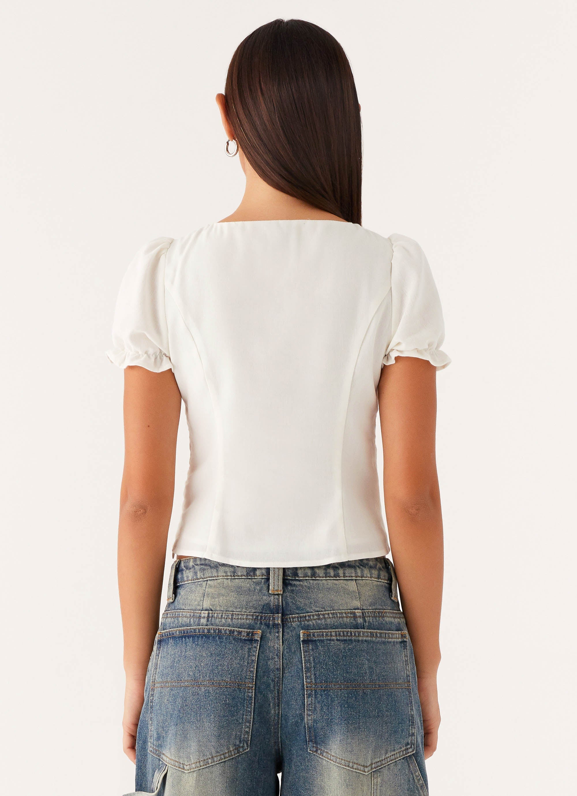 These Words Puff Sleeve Top