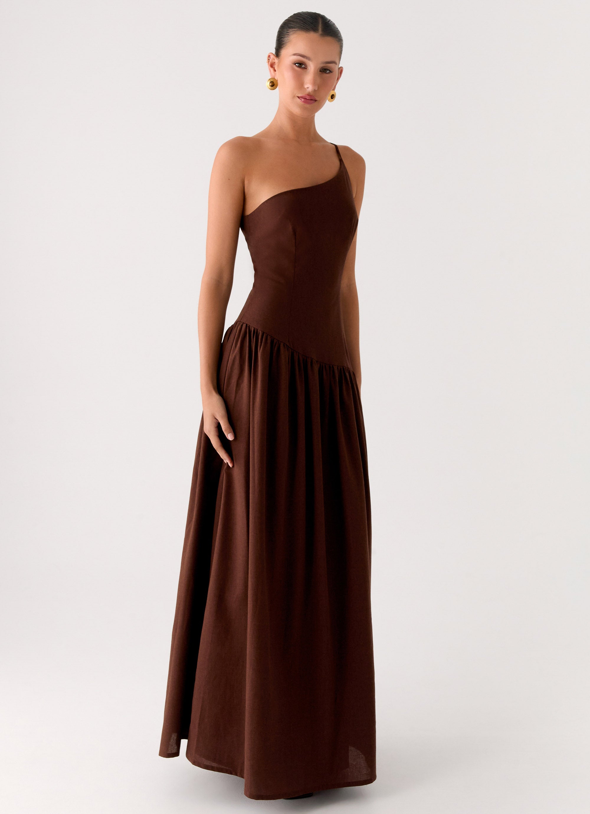 Thinking About You Linen Maxi Dress