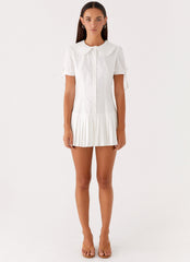 To Us Pleated Mini Dress