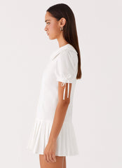 To Us Pleated Mini Dress