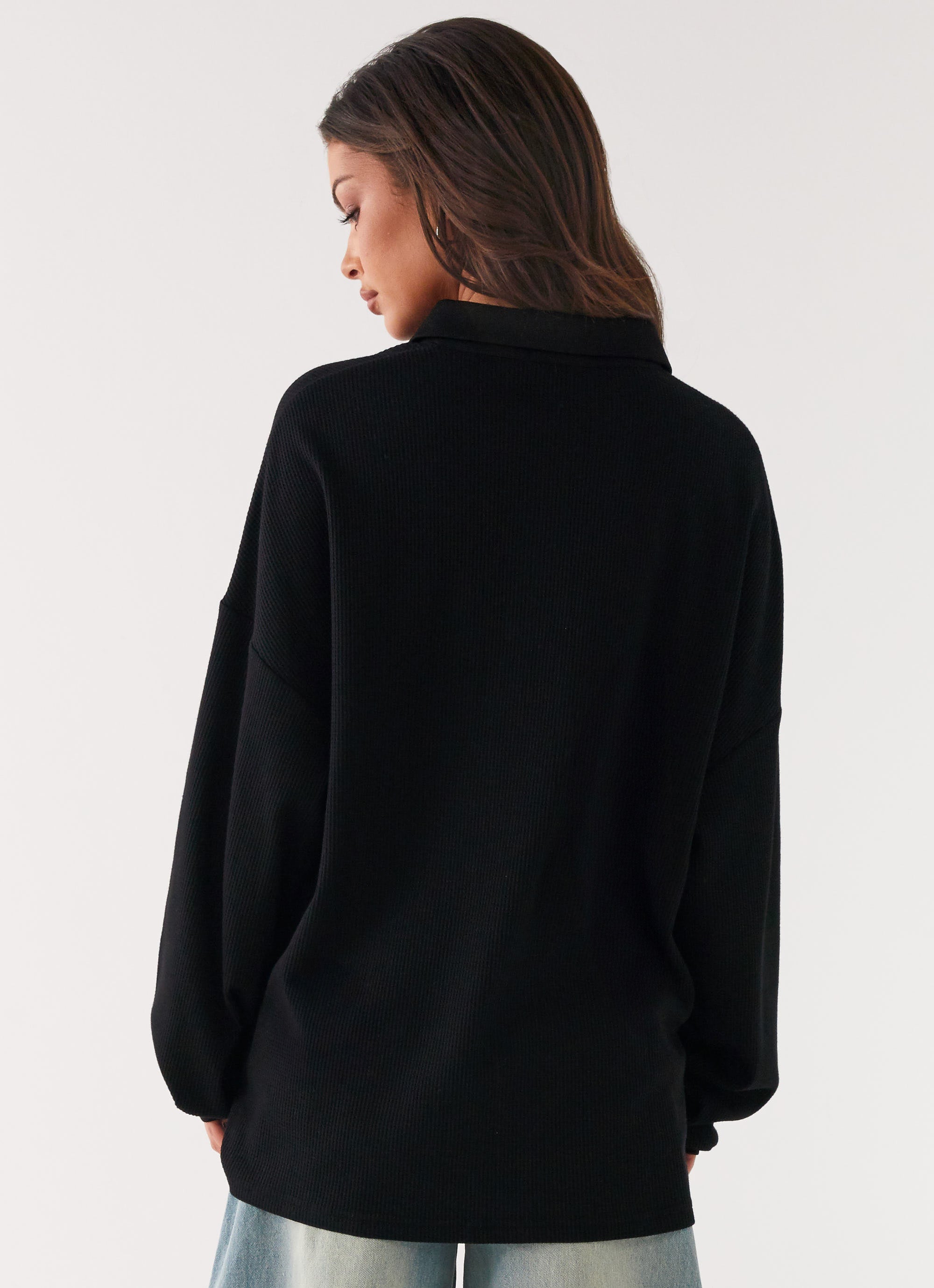 Torrie Oversized Polo Top
