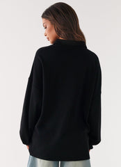 Torrie Oversized Polo Top