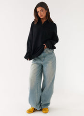Torrie Oversized Polo Top