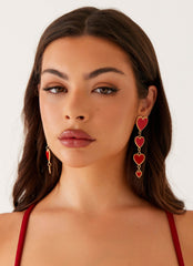 Trevi Heart Earrings