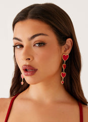 Trevi Heart Earrings