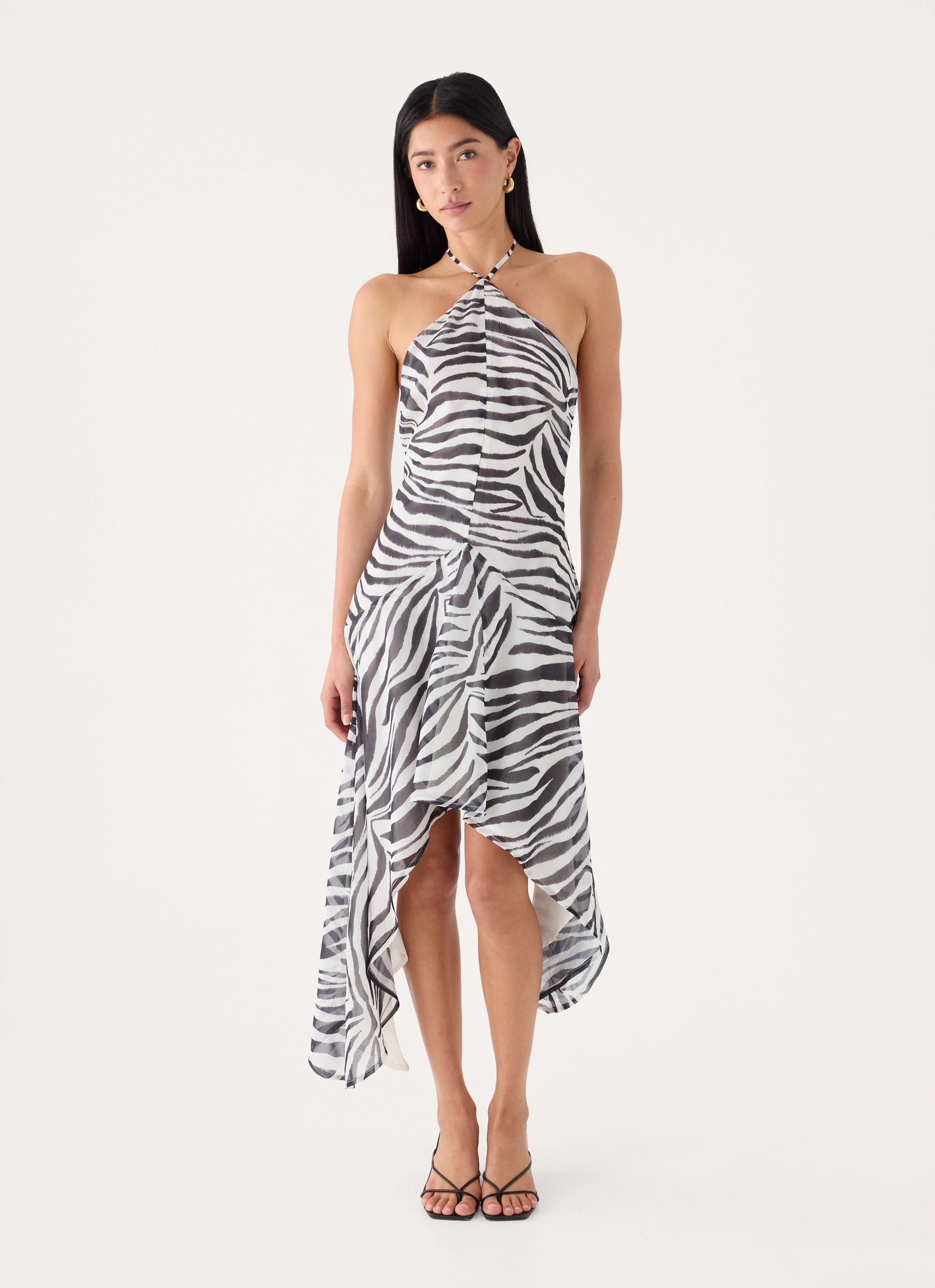 Tunelia Asymmetric Midi Dress