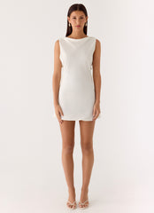 Tuscan Glow Chiffon Mini Dress