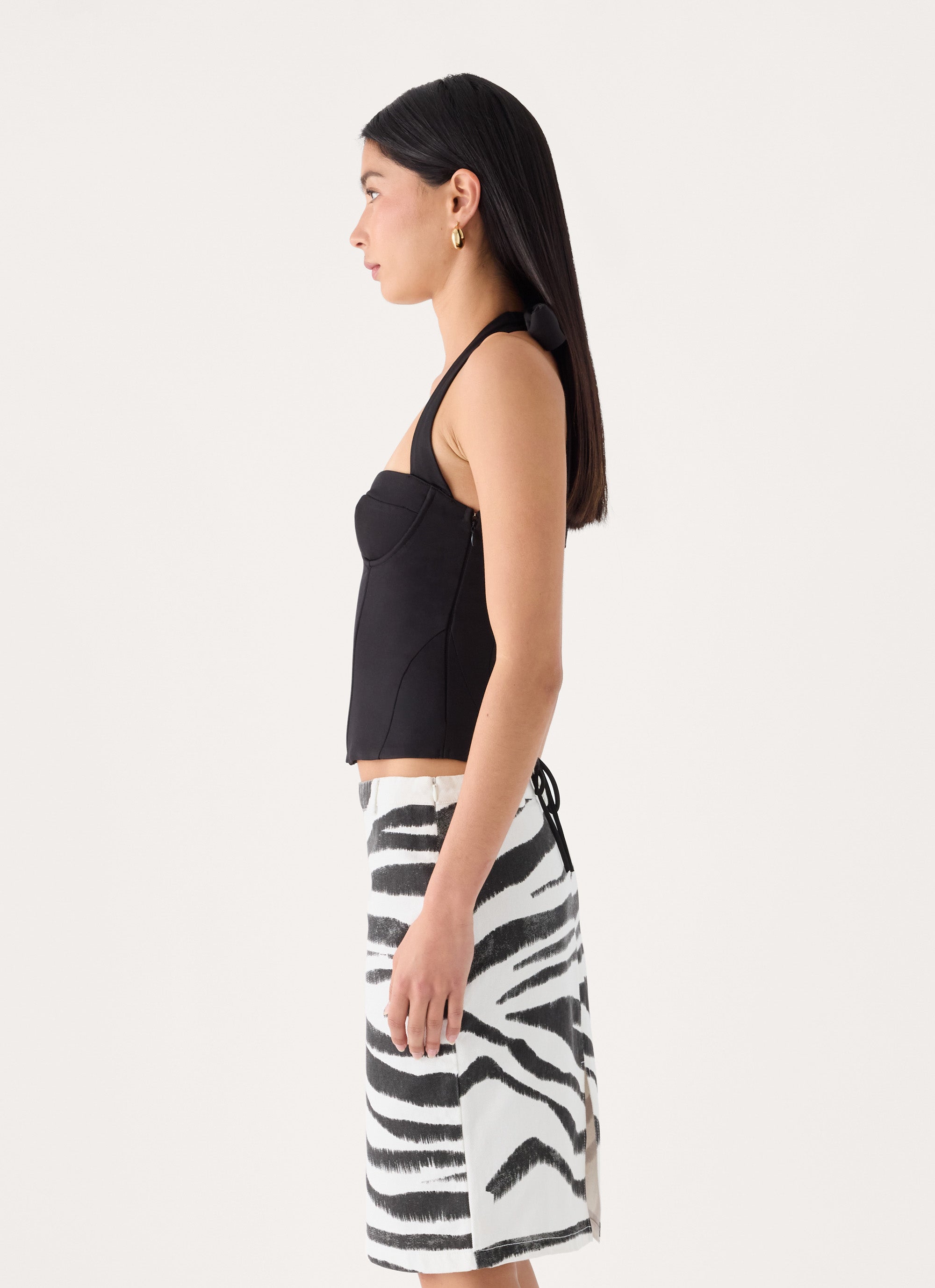 Vaklina Halter Corset Top