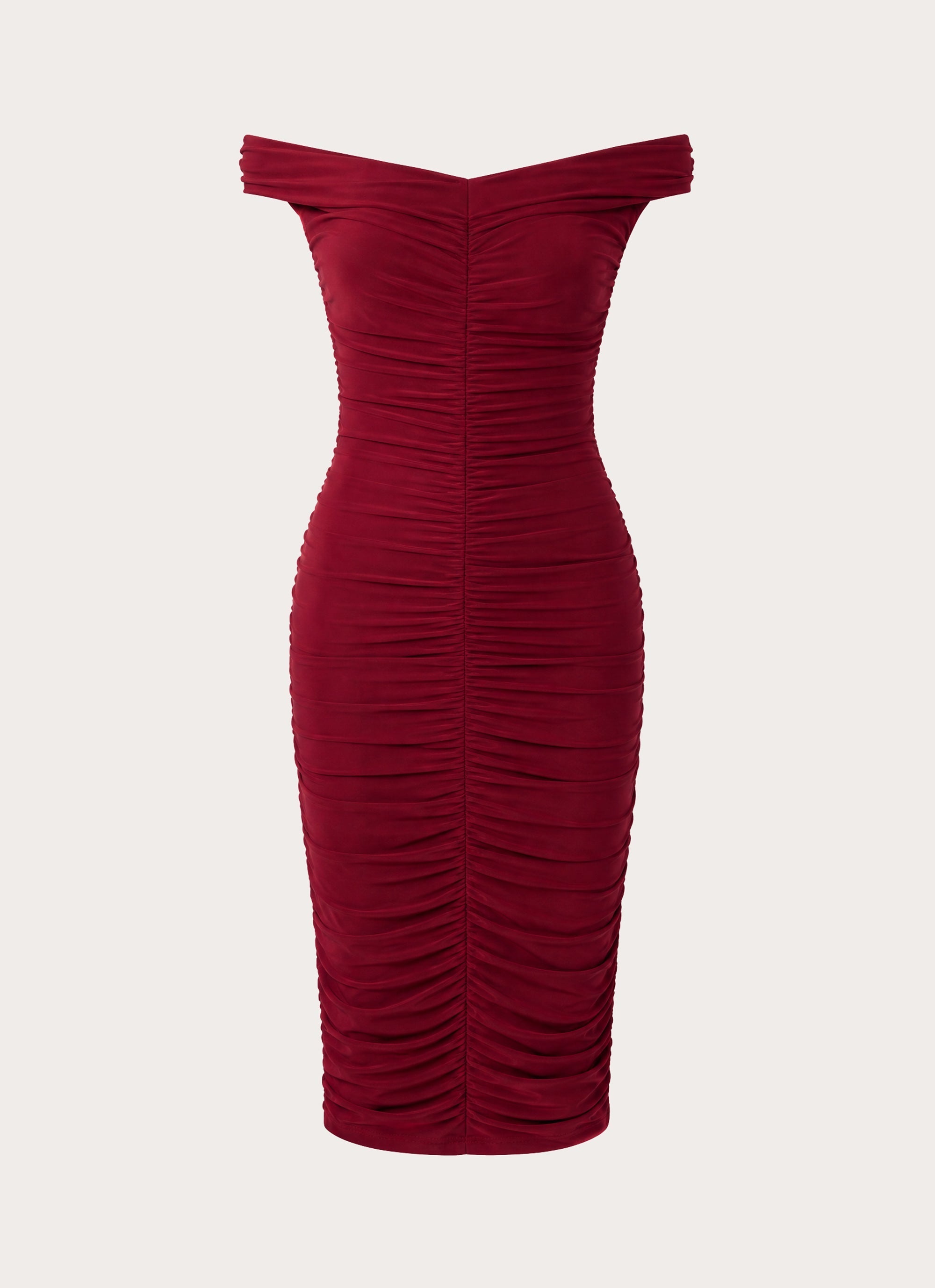 Valcera Ruched Midi Dress