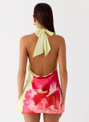 Varindra Cowl Mini Dress