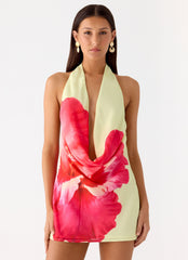 Varindra Cowl Mini Dress