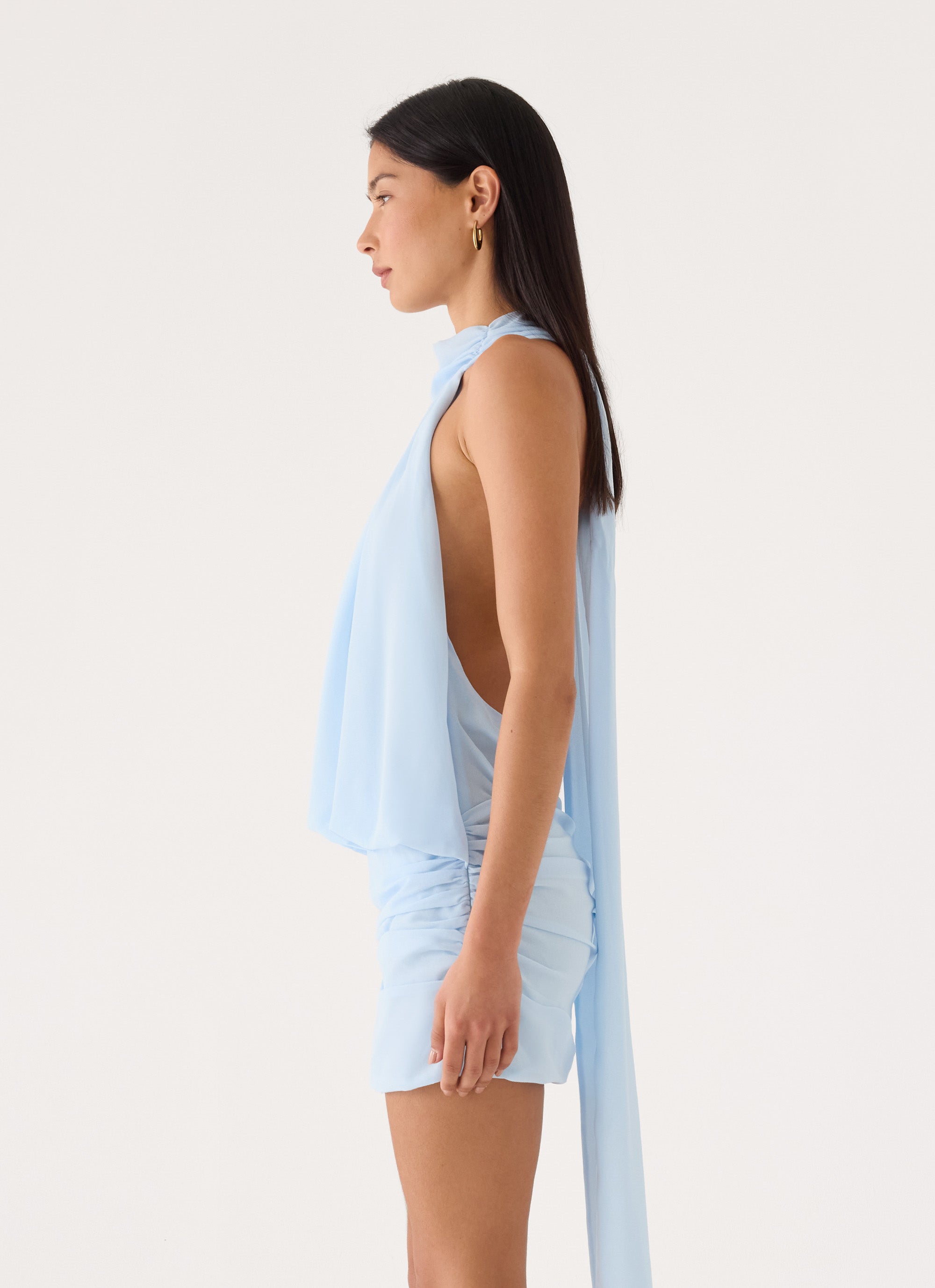 Verbina Scarf Mini Dress
