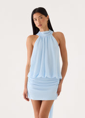 Verbina Scarf Mini Dress