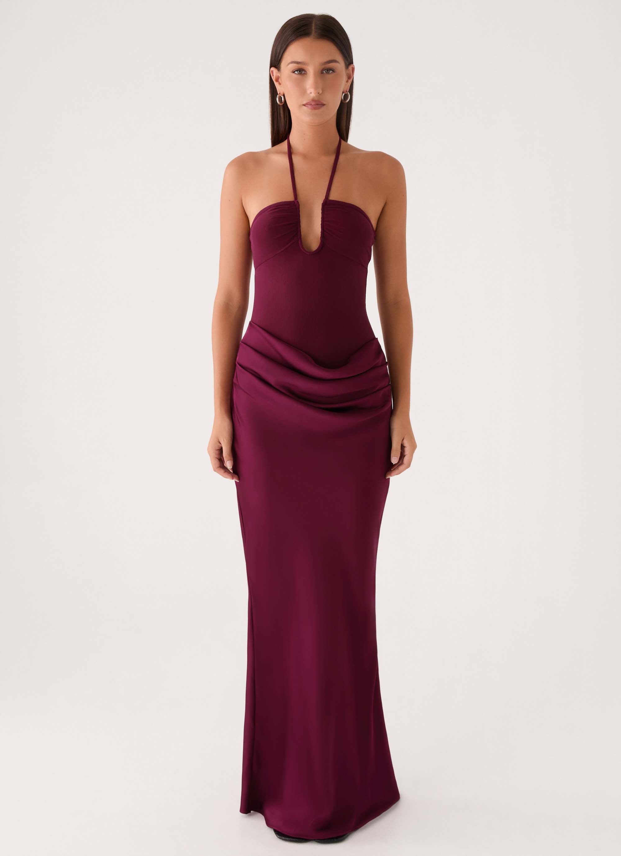 Verner Halter Maxi Dress
