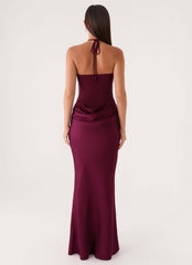 Verner Halter Maxi Dress