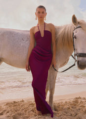 Verner Halter Maxi Dress