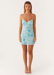 Vietta Sequin Cami Micro Mini Dress