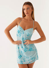 Vietta Sequin Cami Micro Mini Dress