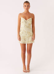 Vietta Sequin Cami Micro Mini Dress