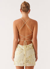 Vietta Sequin Cami Micro Mini Dress