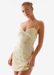 Vietta Sequin Cami Micro Mini Dress