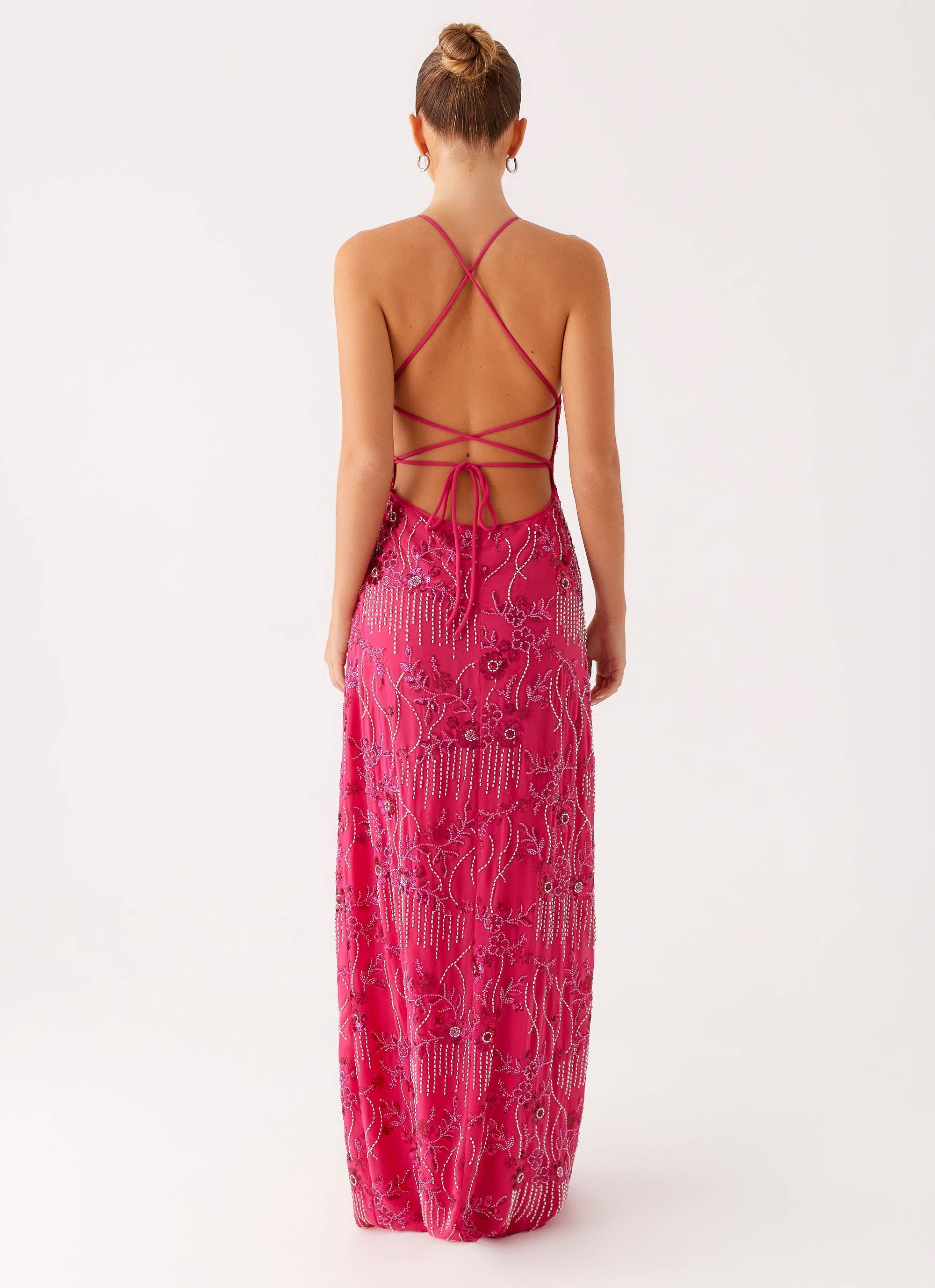 Vietta Sequin Cami Maxi Dress