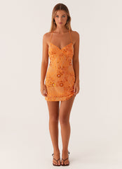 Vietta Sequin Cami Micro Mini Dress