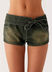 Vivia Denim Micro Shorts