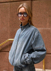 Waylon Denim Bomber Jacket