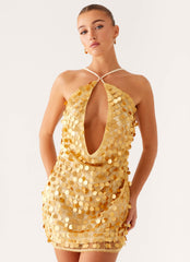 Xander Sequin Mini Dress