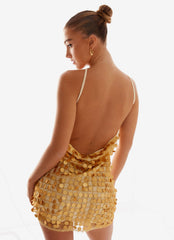 Xander Sequin Mini Dress