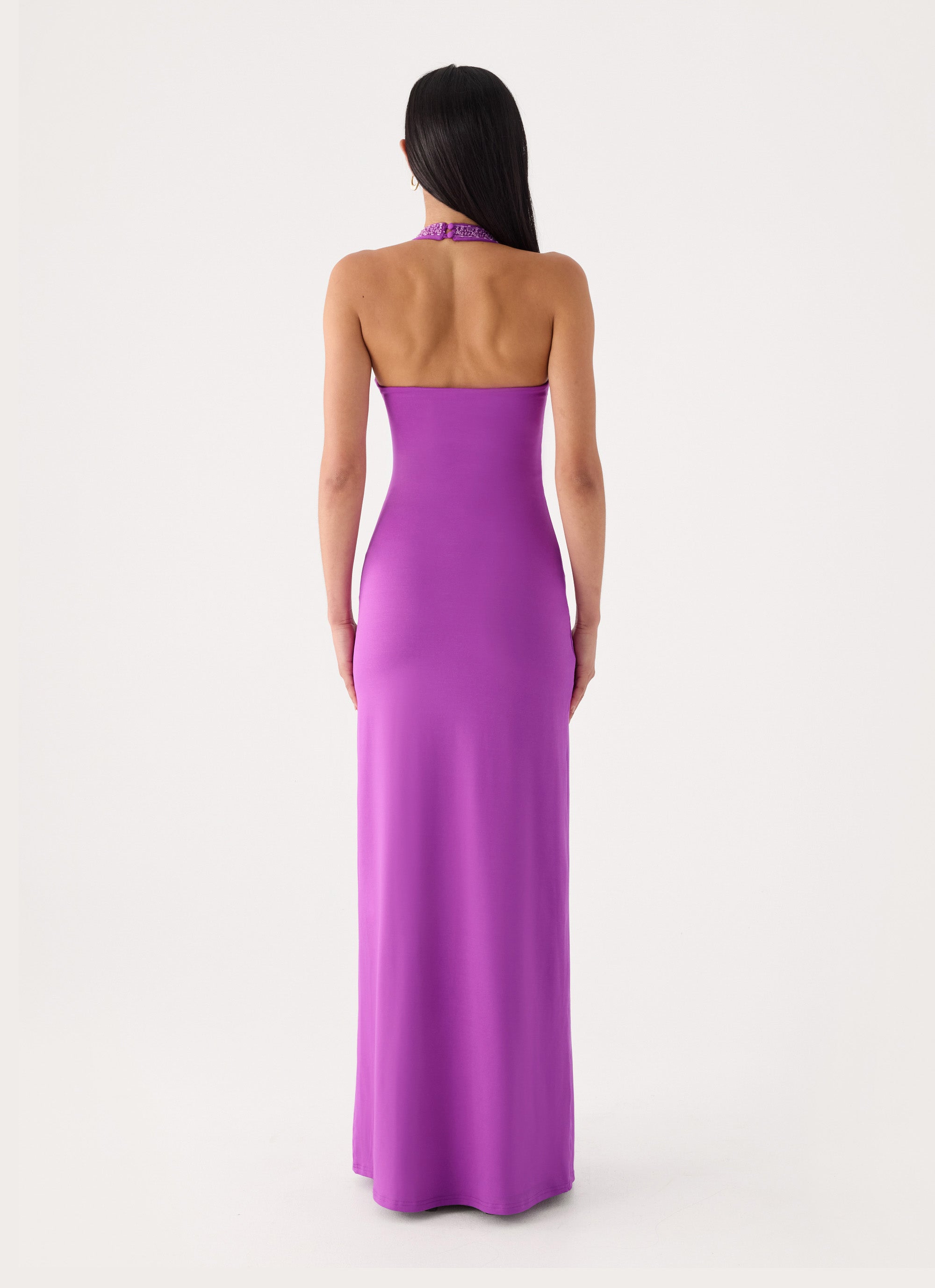 Yamila Beaded Strap Maxi Dress