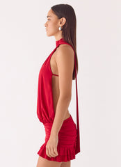 Yelena Backless Mini Dress