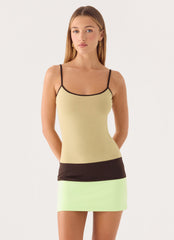 Zaylia Colour Block Mini Dress