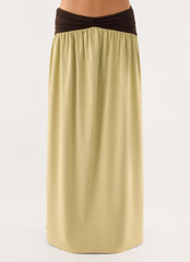 Zeraphine Gathered Maxi Skirt