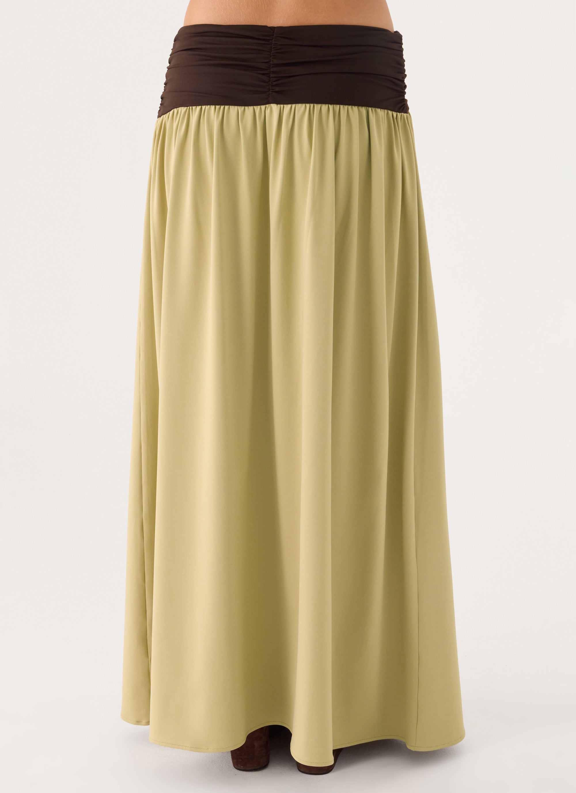 Zeraphine Gathered Maxi Skirt